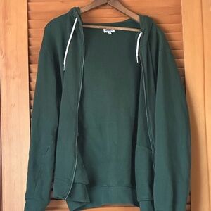 Forest Green Women's Zip-Up Hoodie mason